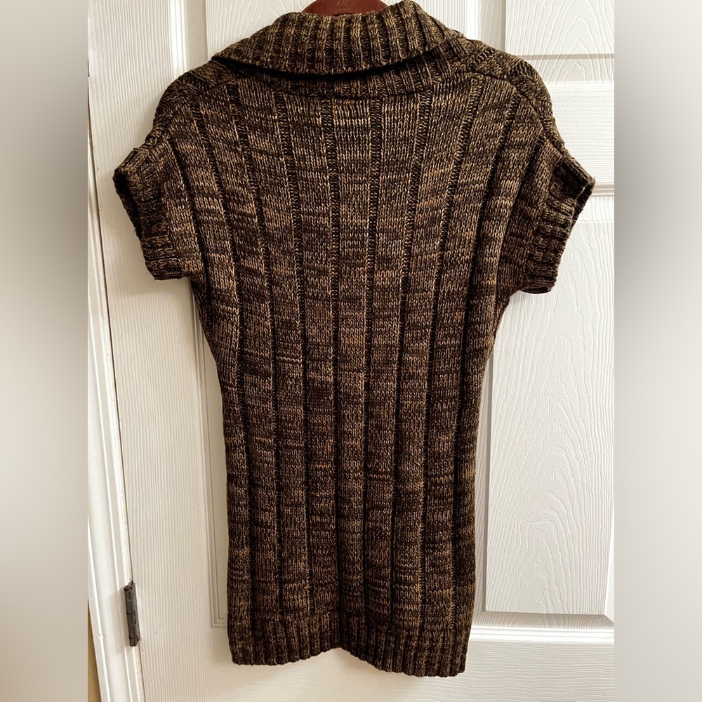 DAISY~SEARS~Dark Brown Knit Cardigan~NWT~M - Picture 2 of 9